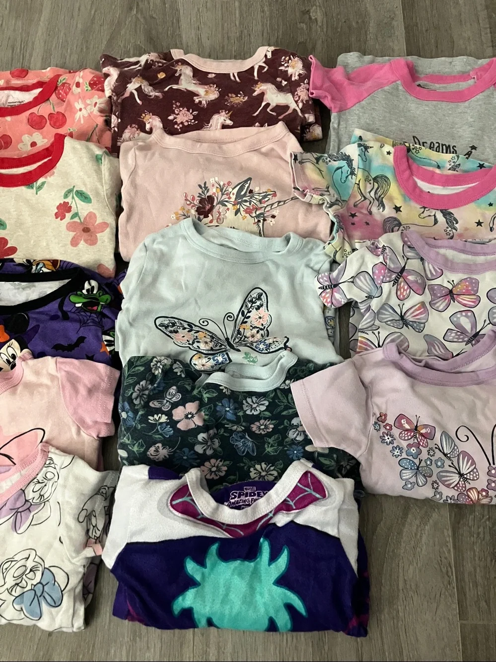 Toddler Girls PJS Set | Bundle of 14 Sets | 2-3